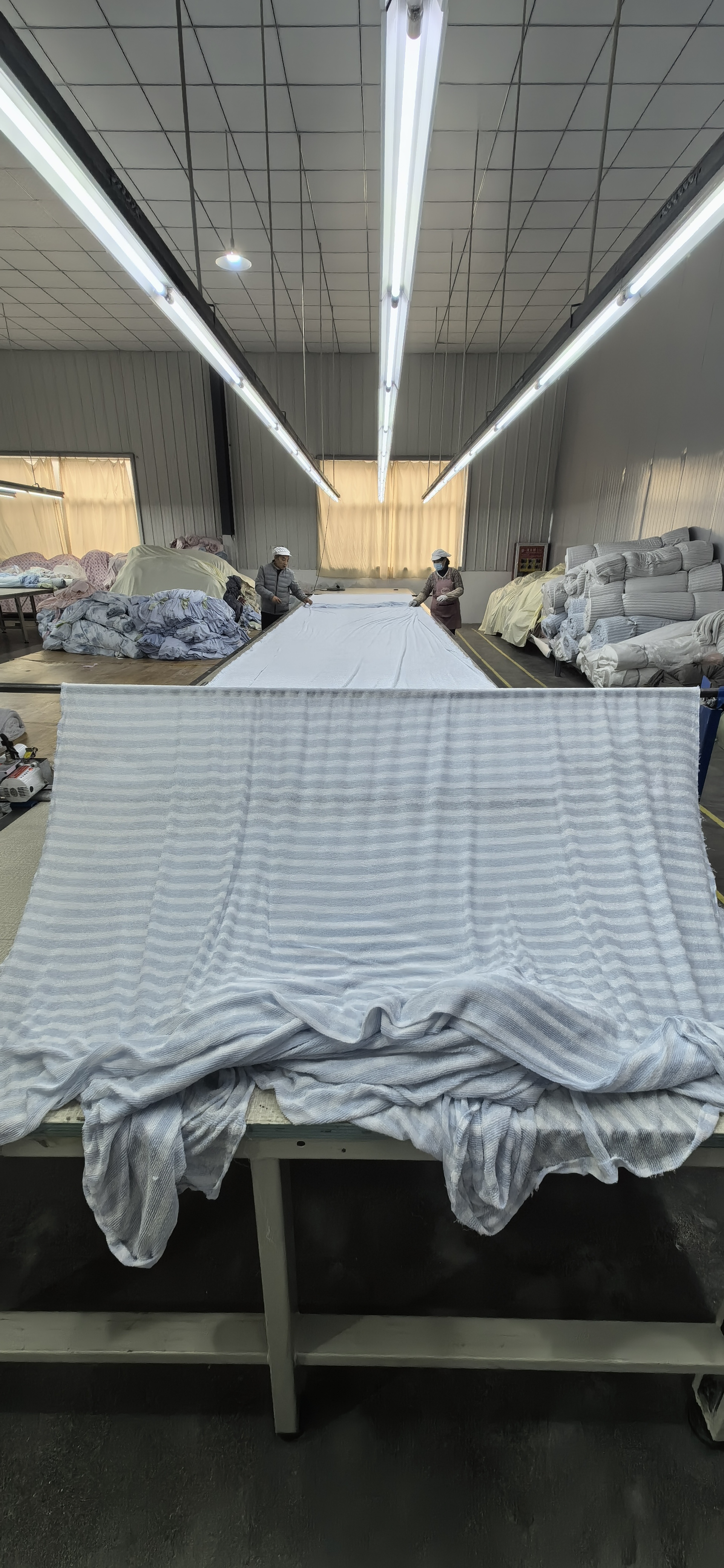 Cutting and inspection table