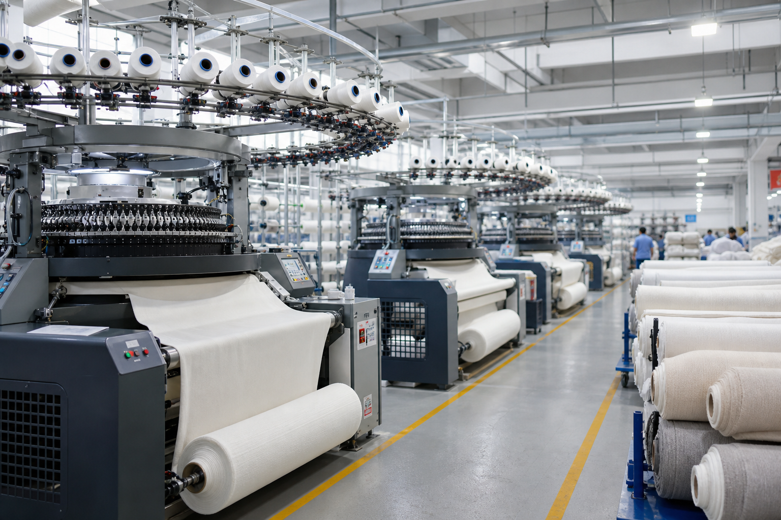 Knitted fabric factory