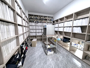 Garment sample room
