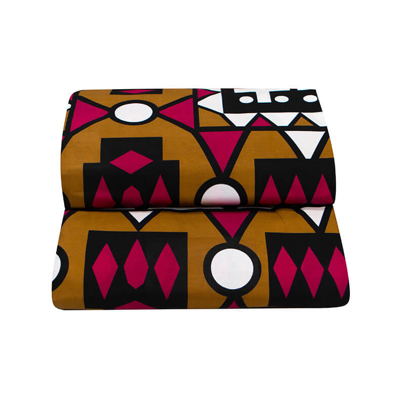 Printed African Wax Print 100% Cotton Fabric for Apparel Wholesale Sup