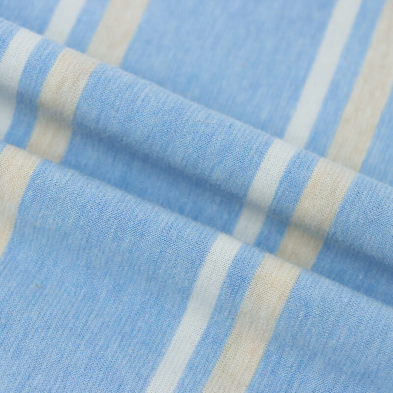 Bedding Yarn Dyed 100% Cotton Knit Fabric for Bedding Set Wholesale Su 4