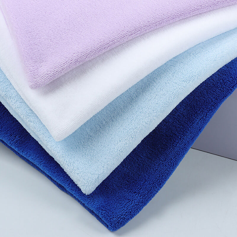 230g Solid Sleepwear Polyester Warp Knit Fabric for Sleepwear Wholesal 5