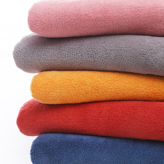 Solid Warp Knit Fabric for Towel Wholesale Supplier