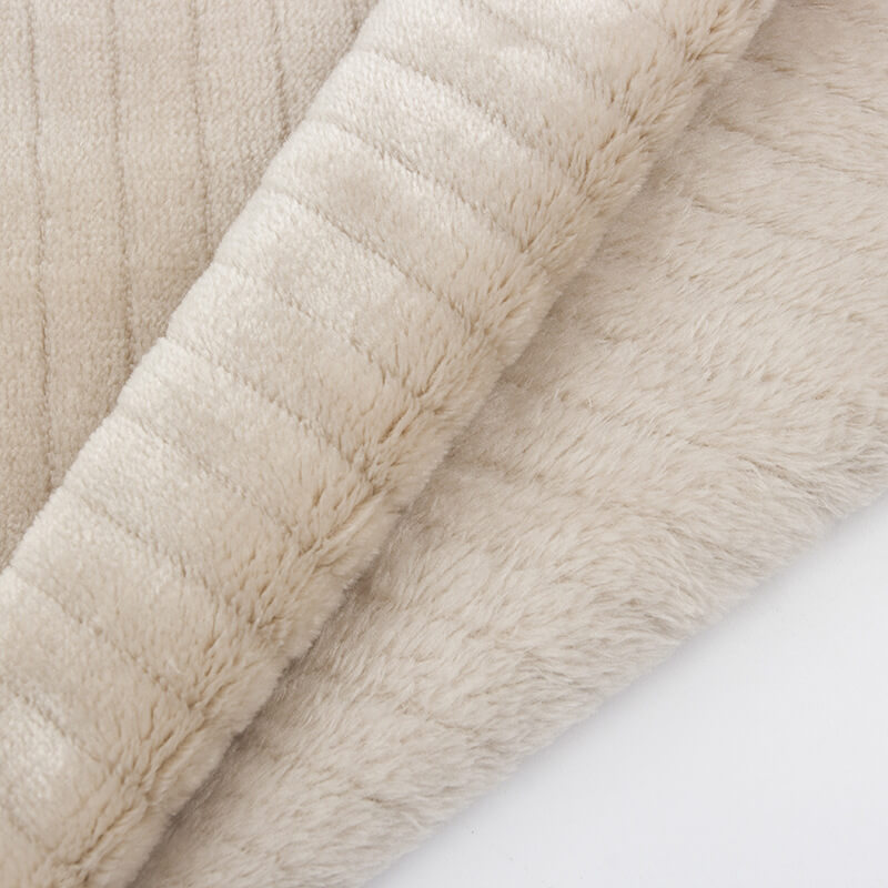Loungewear Solid Sleepwear Polyester Knit Fabric for Loungewear Wholes 3