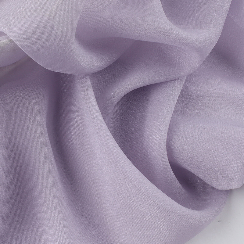 Lurex Polyester Solid Color Chiffon Fabric Wholesale Supplier