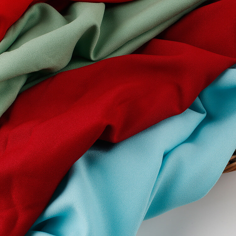 Dress Polyester Solid Color Chiffon Fabric for Dress Wholesale Supplie