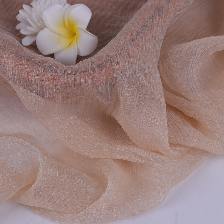 Dress Casual Polyester Solid Color Chiffon Fabric for Dress Wholesale
