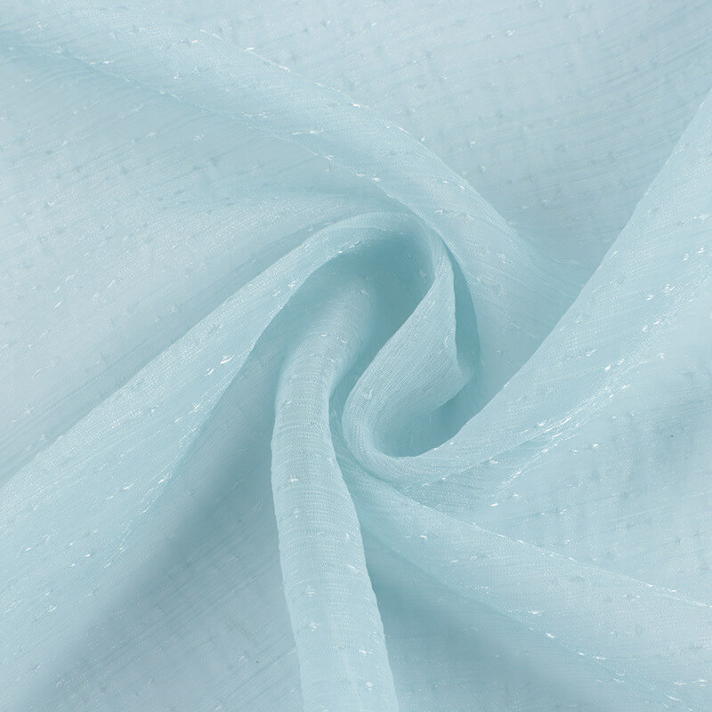 Dress Star Lurex Polyester Chiffon Fabric for Dress Wholesale Supplier