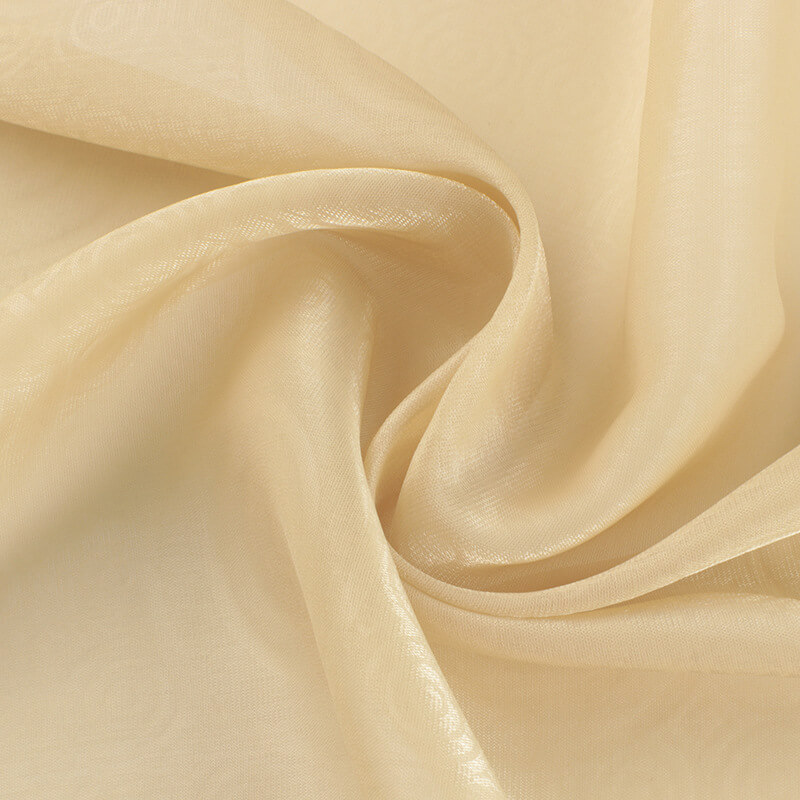 Polyester Thread Dress Jacquard Polyester Chiffon Fabric for Sleepwear