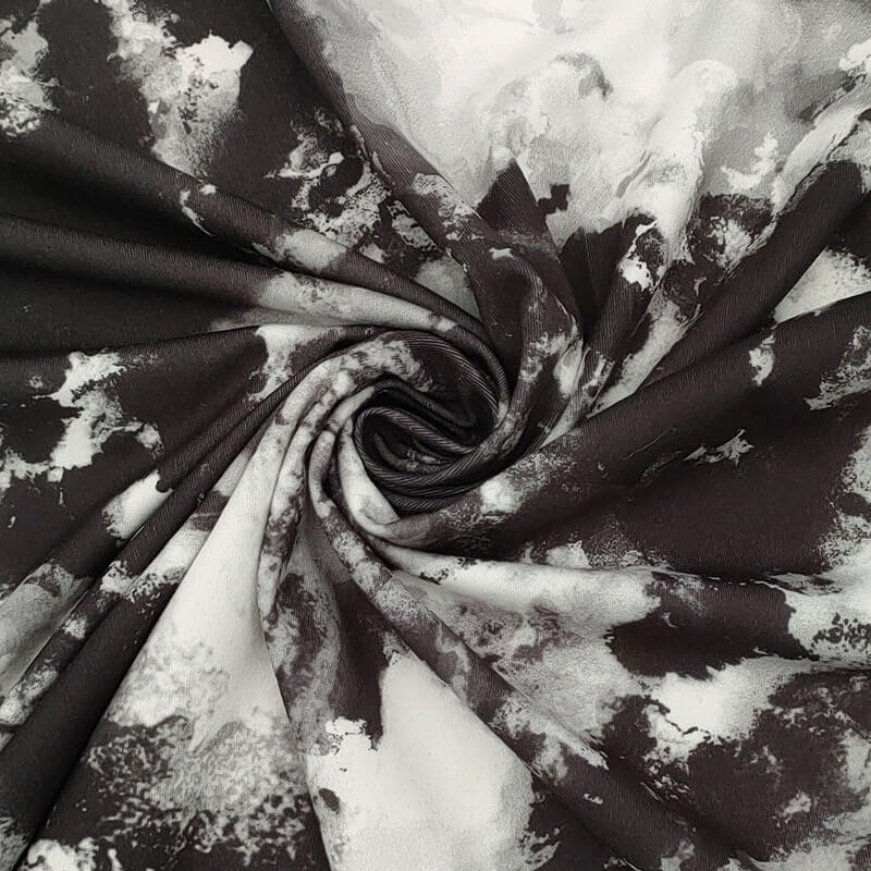 220g Milk Silk Loungewear Jacquard Polyester Knit Milk Silk Fabric for