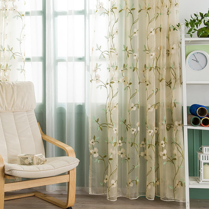 Leaf Pastoral Polyester Woven Fabric Wholesale Supplier