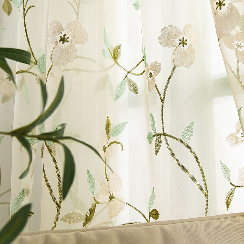 Leaf Pastoral Polyester Woven Fabric Wholesale Supplier
