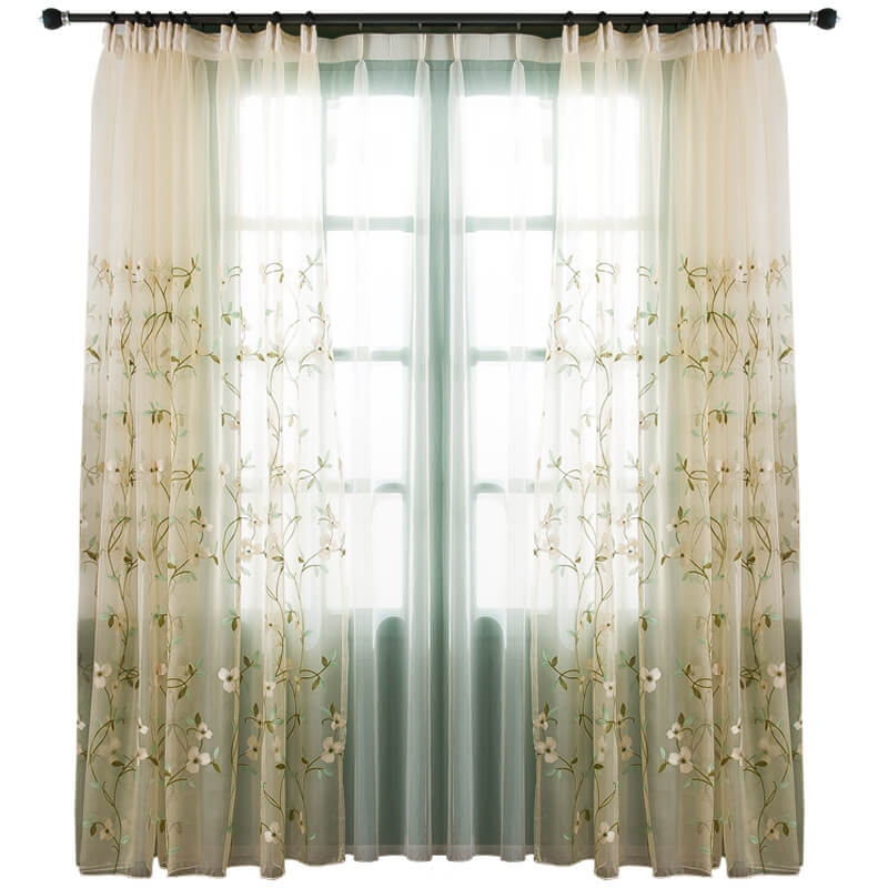 Leaf Pastoral Polyester Woven Fabric Wholesale Supplier 5