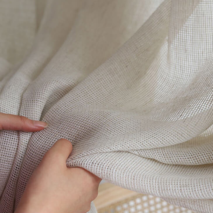 Curtain Linen Woven Fabric Wholesale Supplier