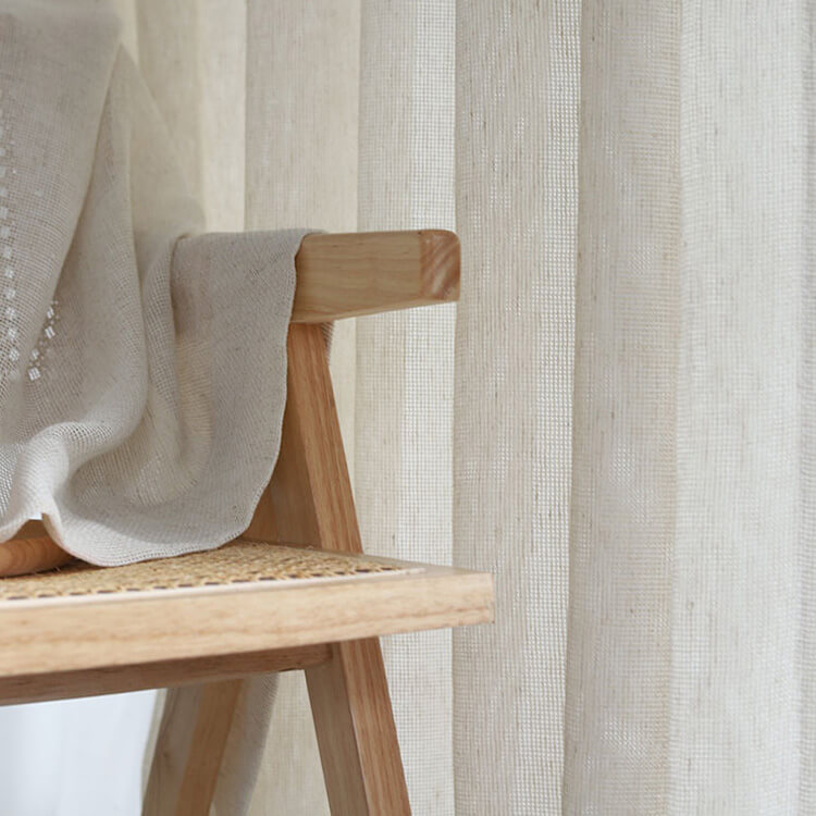 Curtain Linen Woven Fabric Wholesale Supplier