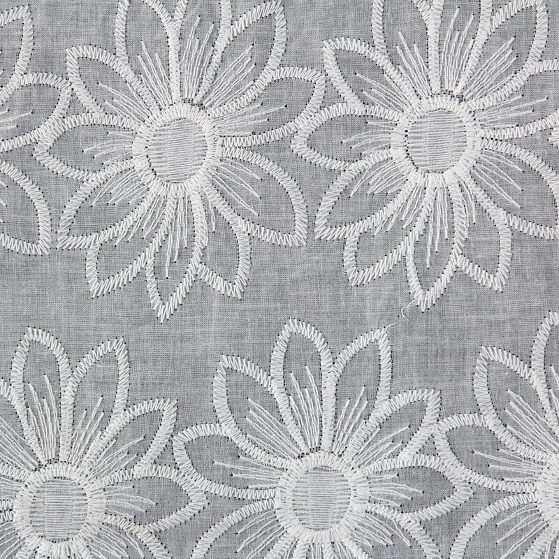 Embroidered Fabric Dress All-Over 100% Cotton for Women's Wear Wholesa 7
