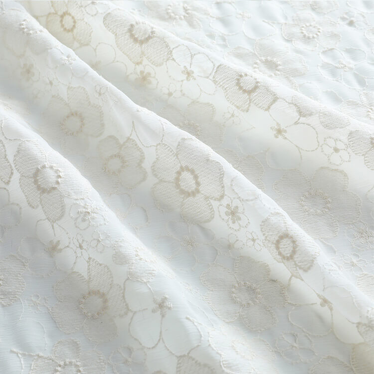 Embroidered Fabric Cotton Thread Home Textile 100% Cotton for Women's