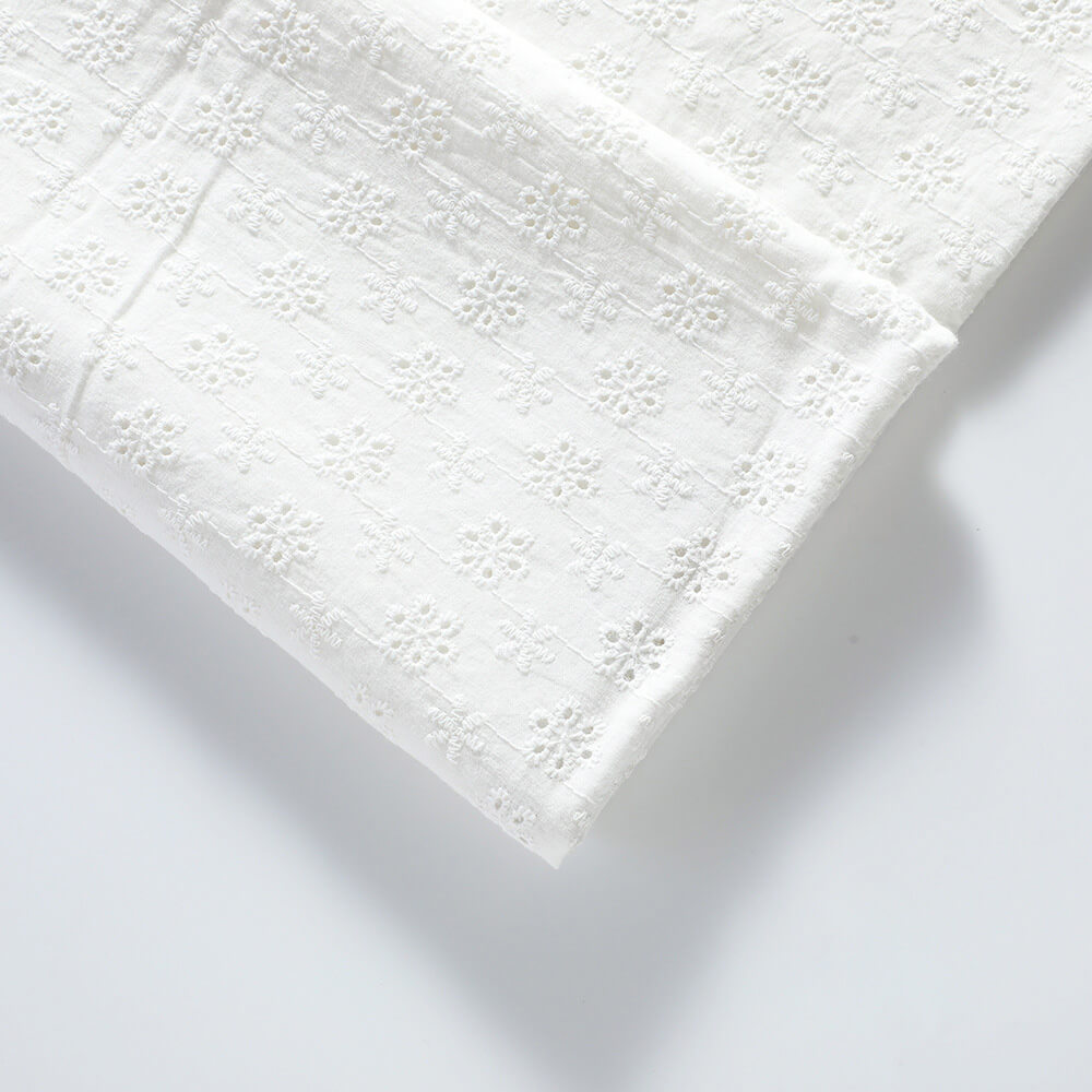 Embroidered Fabric Cotton Thread Women's 100% Cotton for Women's Wear