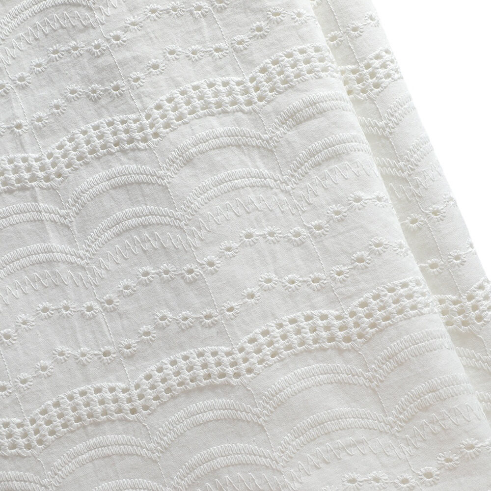 Embroidered Fabric Dress Cotton for Women's Wear Wholesale Supplier 3