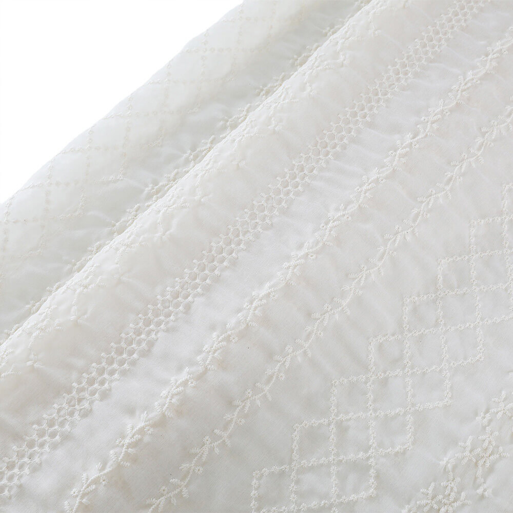 Embroidered Fabric Bridal Cotton for Women's Wear Wholesale Supplier