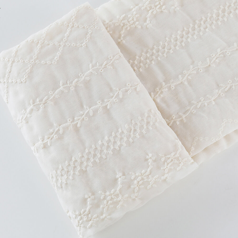 Embroidered Fabric Bridal Cotton for Women's Wear Wholesale Supplier 3