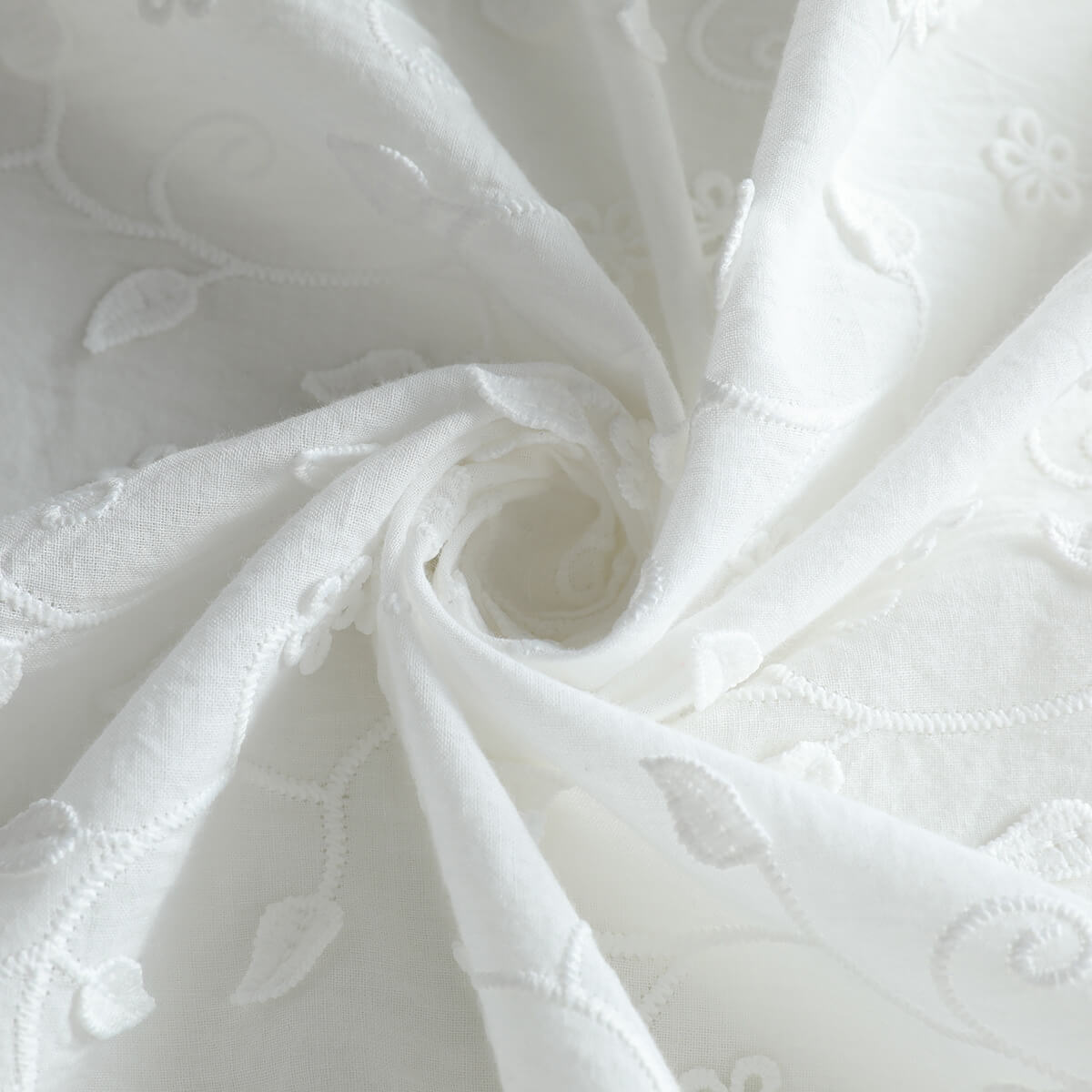 Embroidered Fabric 3D Dress Cotton for Women's Wear Wholesale Supplier