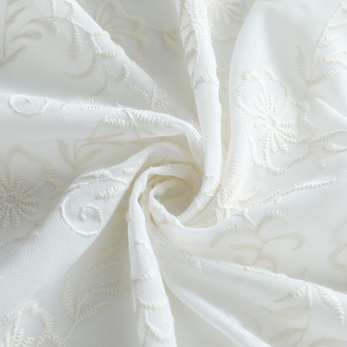 Embroidered Fabric All-Over Cotton Thread Cotton for Women's Wear Whol 3