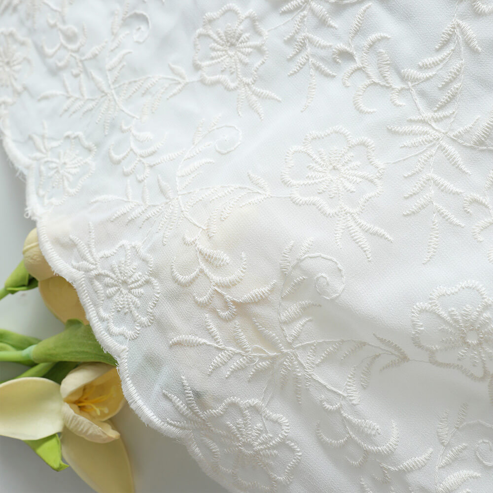 Embroidered Fabric All-Over Cotton Thread Cotton for Women's Wear Whol 8