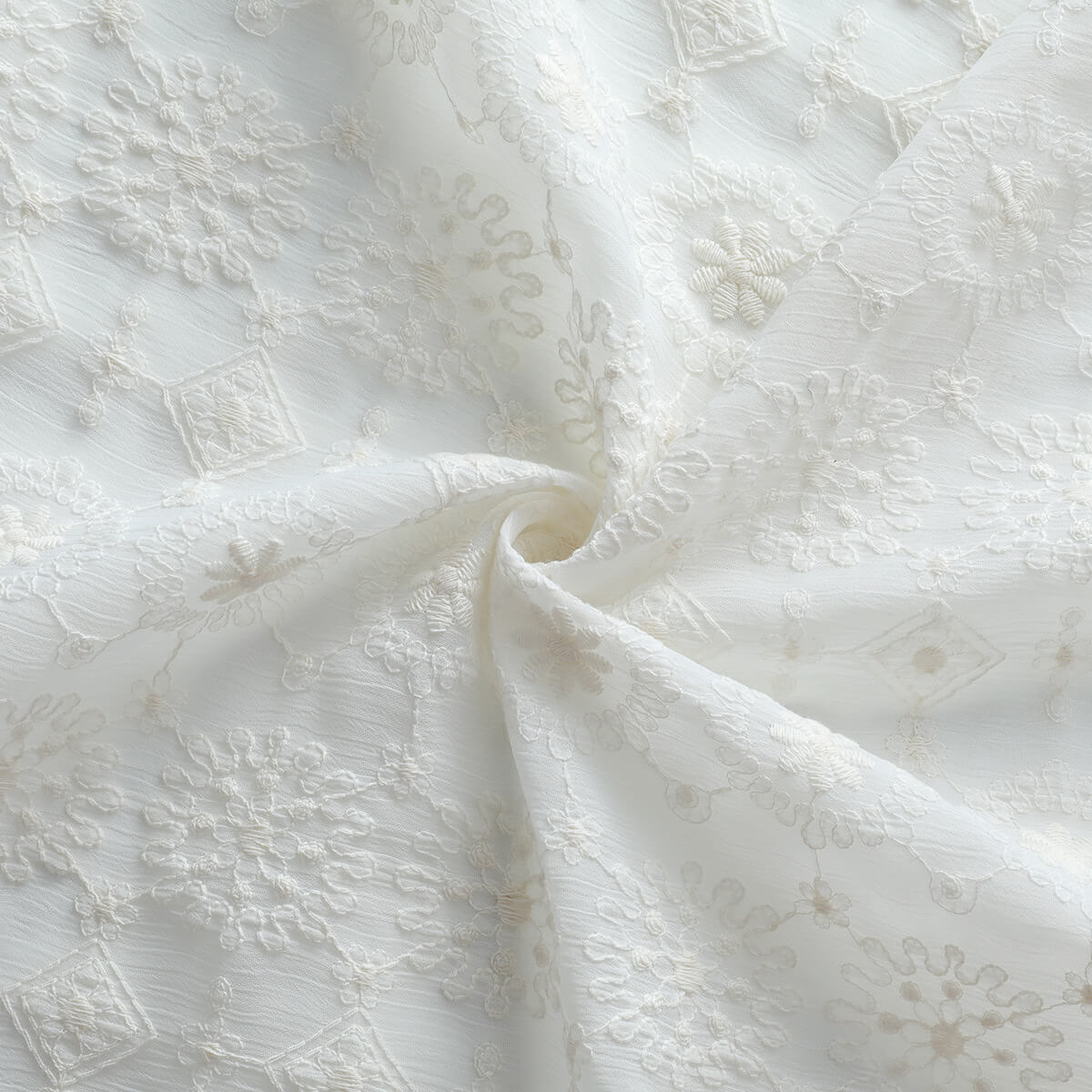 Embroidered Fabric Dress Bridal 100% Cotton for Women's Wear Wholesale 4