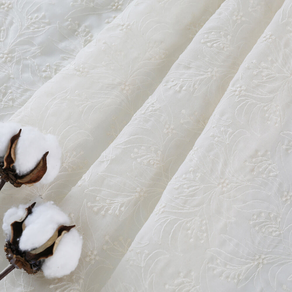 Embroidered Fabric All-Over Water Soluble Cotton for Women's Wear Whol