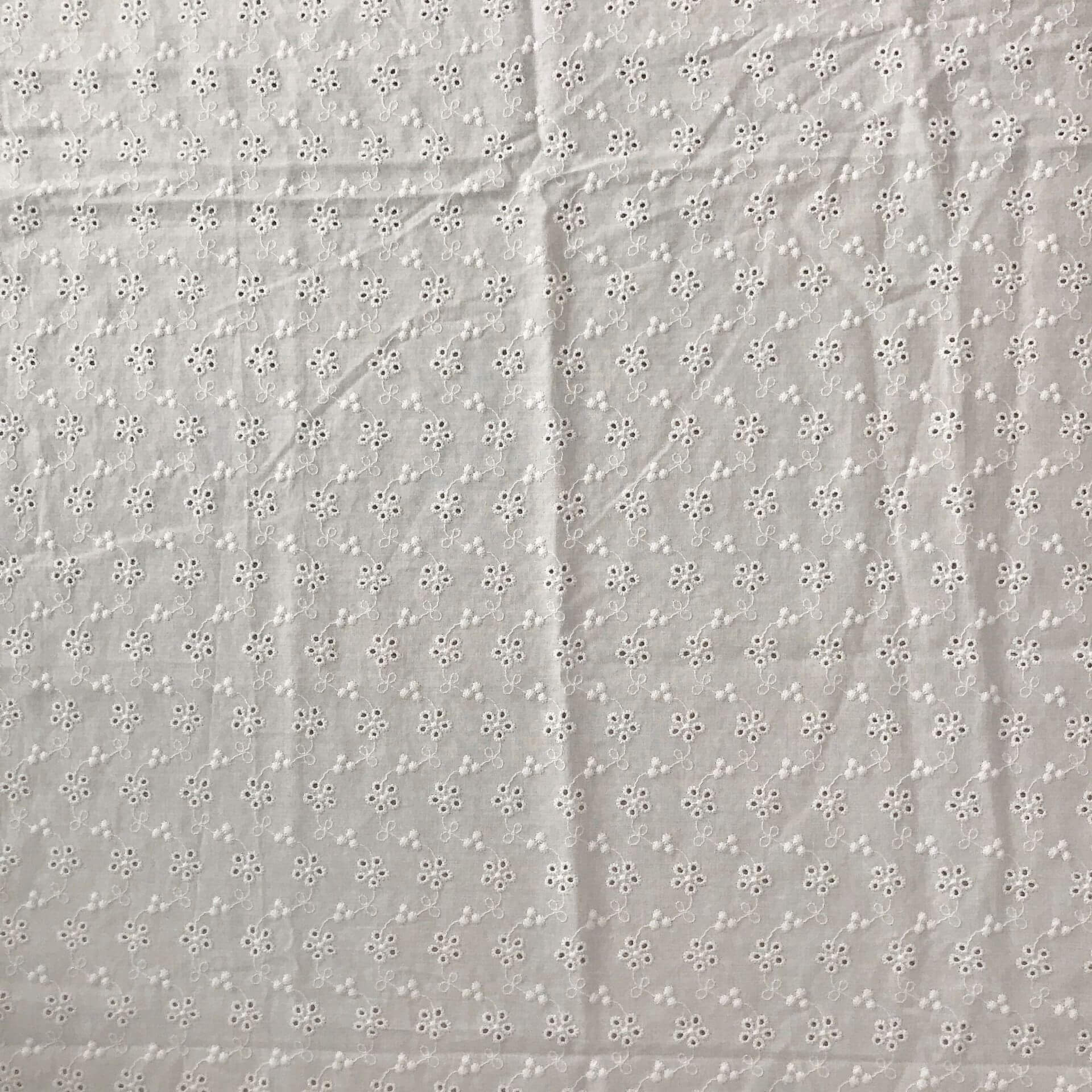 Embroidered Fabric Cutwork Geometric 100% Cotton for Women's Wear Whol 4