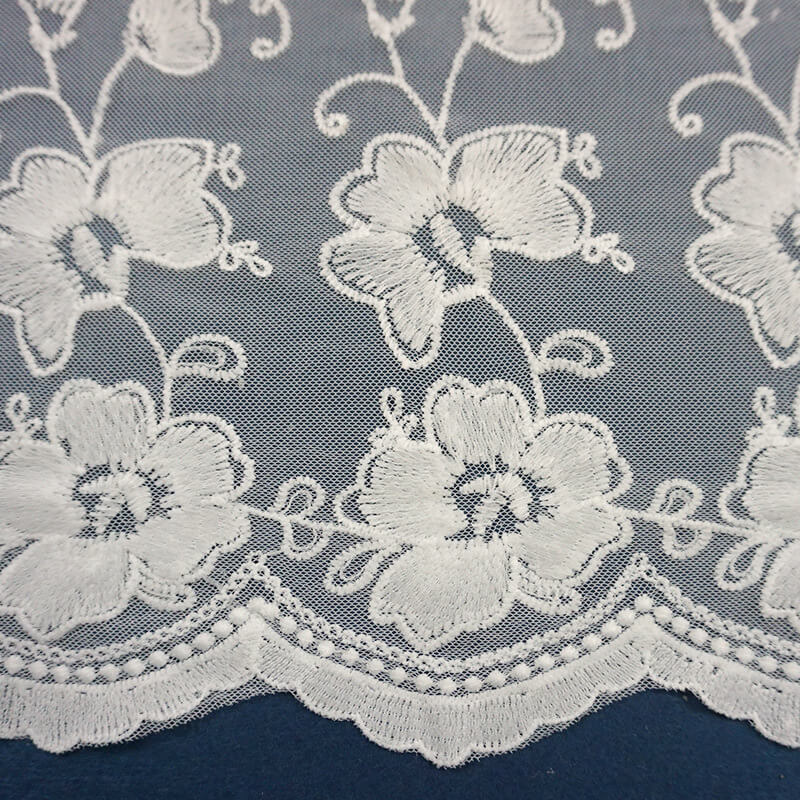 Embroidered Fabric Dress Large Floral for Women's Wear Wholesale Suppl 4