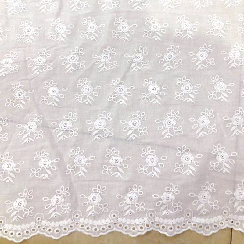 Embroidered Lace Embroidered Fabric Lace Trim for Women's Wear Wholesa 5