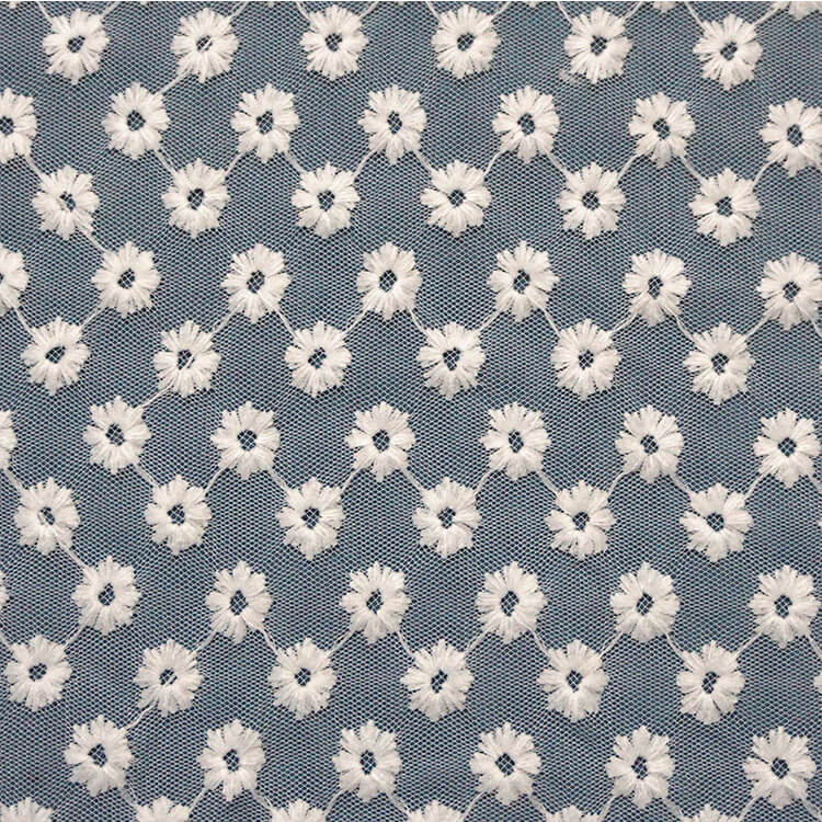 Embroidered Lace Embroidered Fabric African for Women's Wear Wholesale
