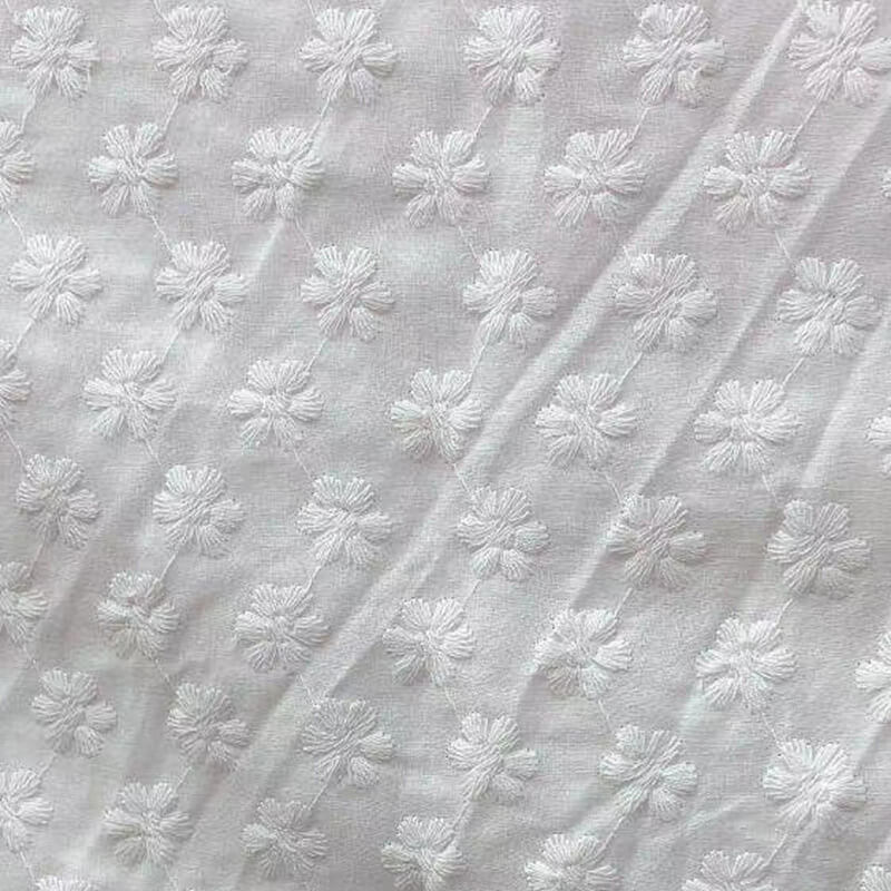 Embroidered Lace Small Floral Women's Embroidered Fabric for Women's W