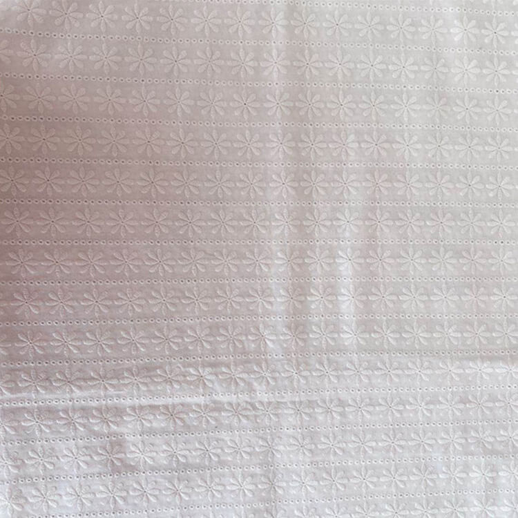Embroidered Fabric All-Over 100% Cotton for Women's Wear Wholesale Sup 5