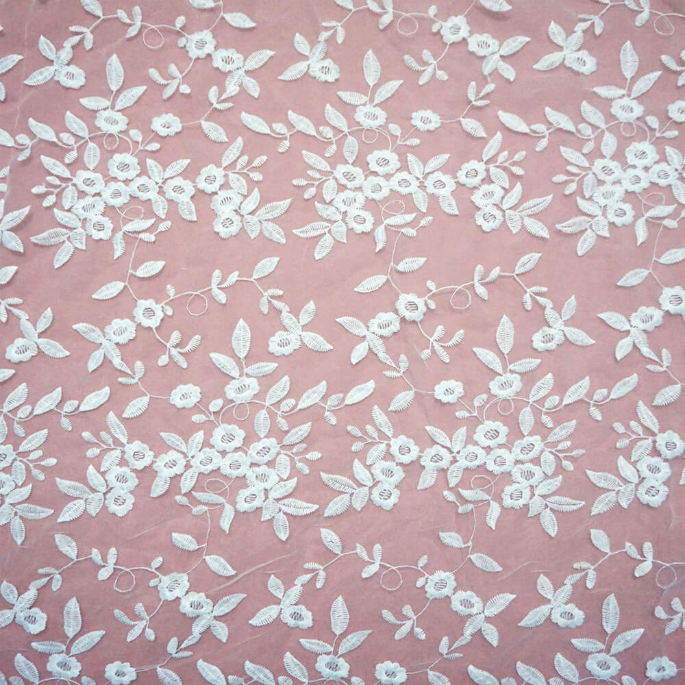 Embroidered Fabric All-Over Water Soluble for Women's Wear Wholesale S