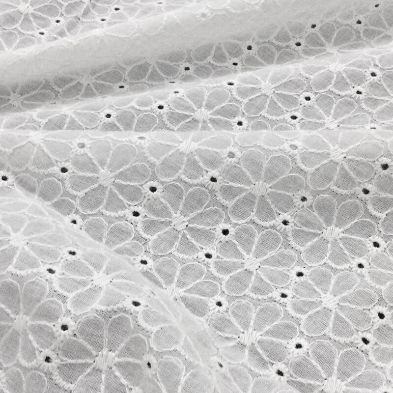 Water Soluble Lace Cutwork Water Soluble Embroidered Fabric for Women'