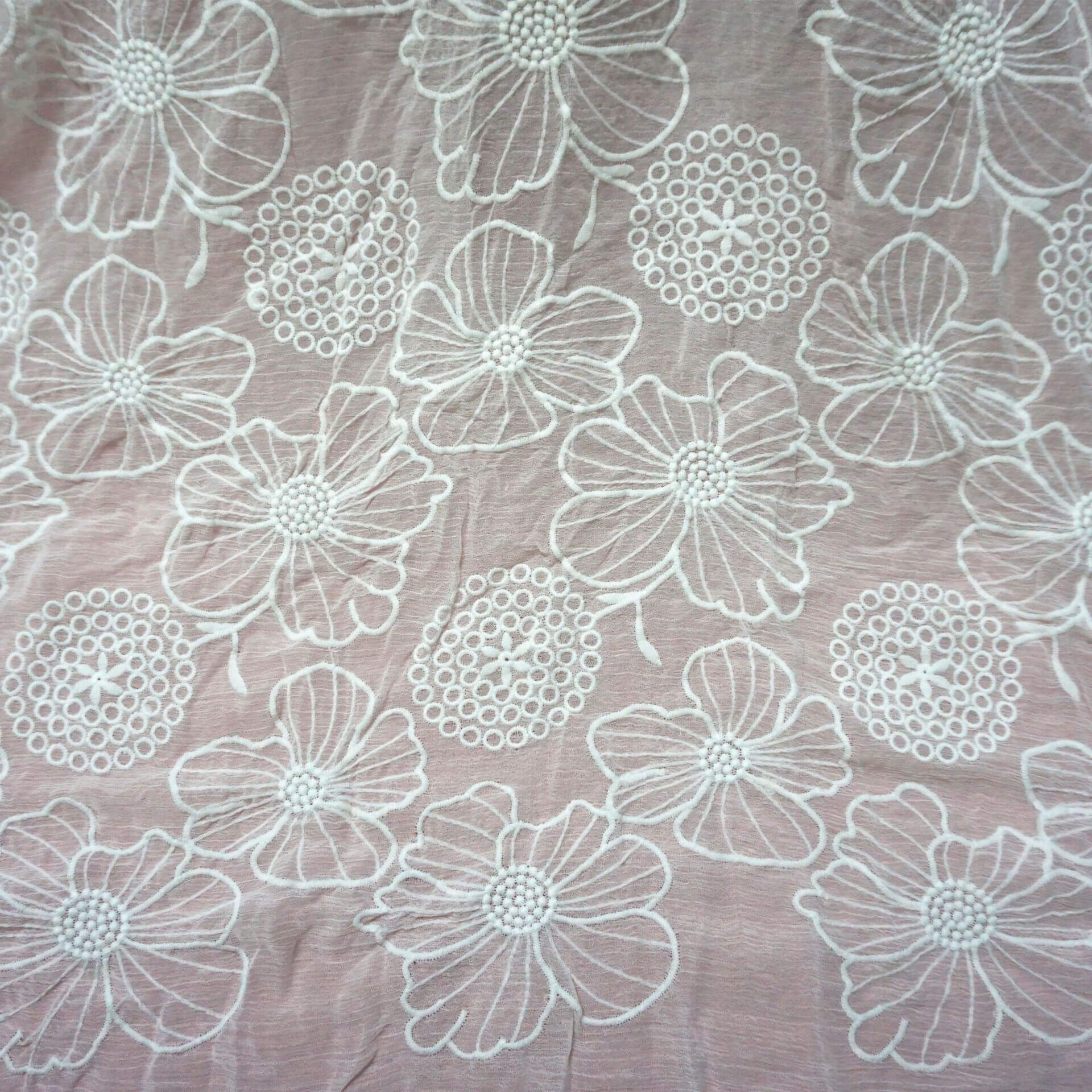 All-Over Lace Dress All-Over Embroidered Fabric for Women's Wear Whole