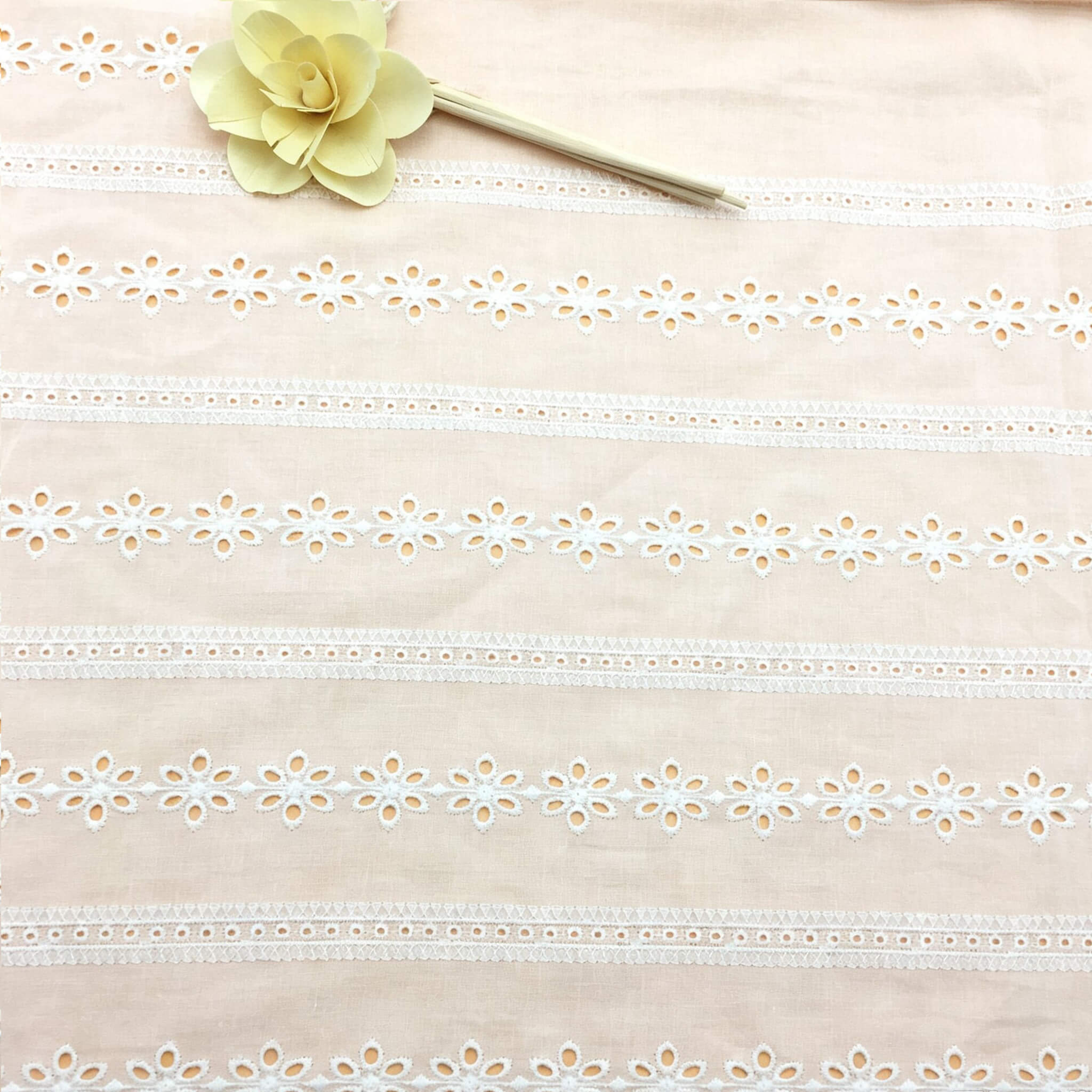 Embroidered Fabric Dress Women's 100% Cotton for Women's Wear Wholesal