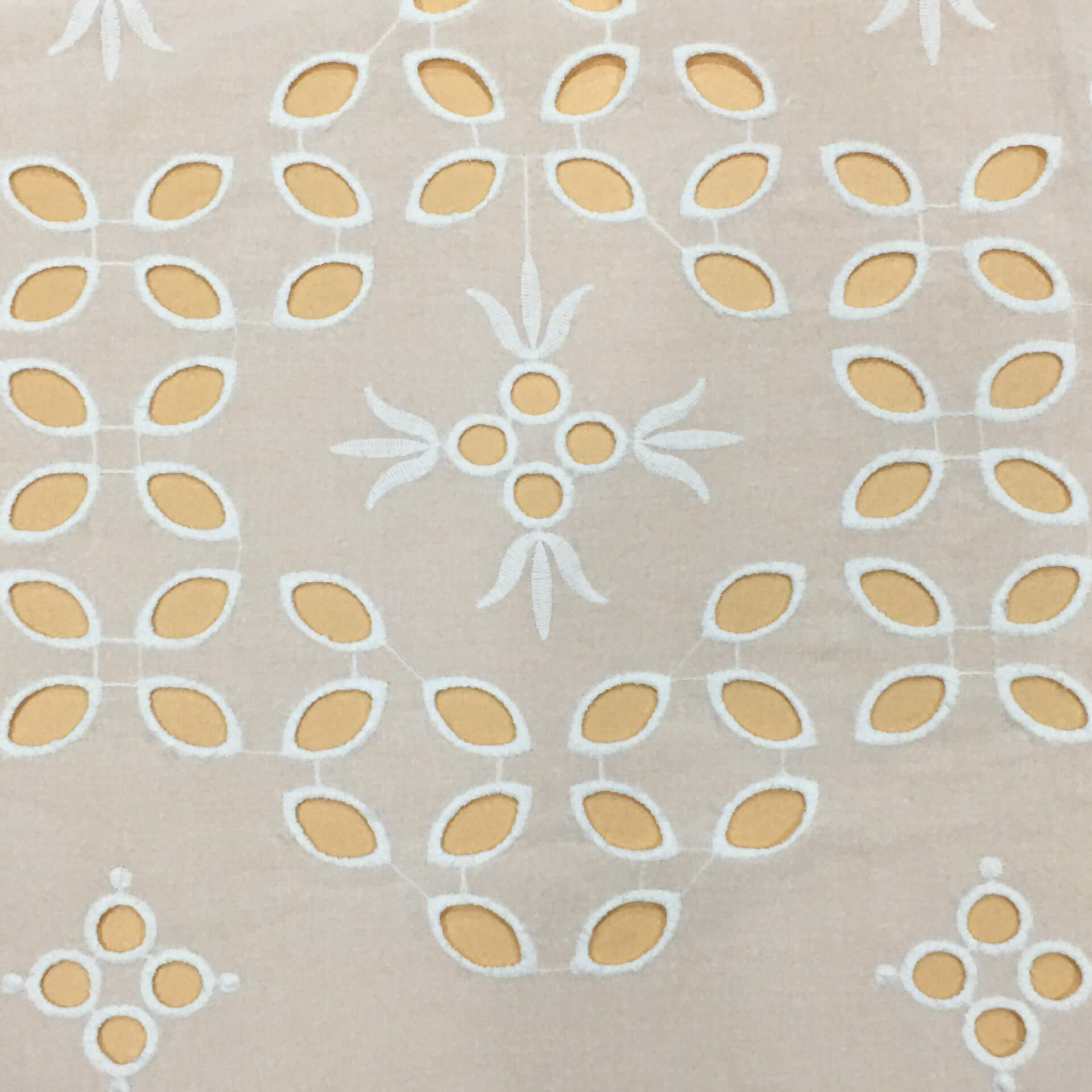 Embroidered Fabric Double Edge Placement 100% Cotton for Women's Wear