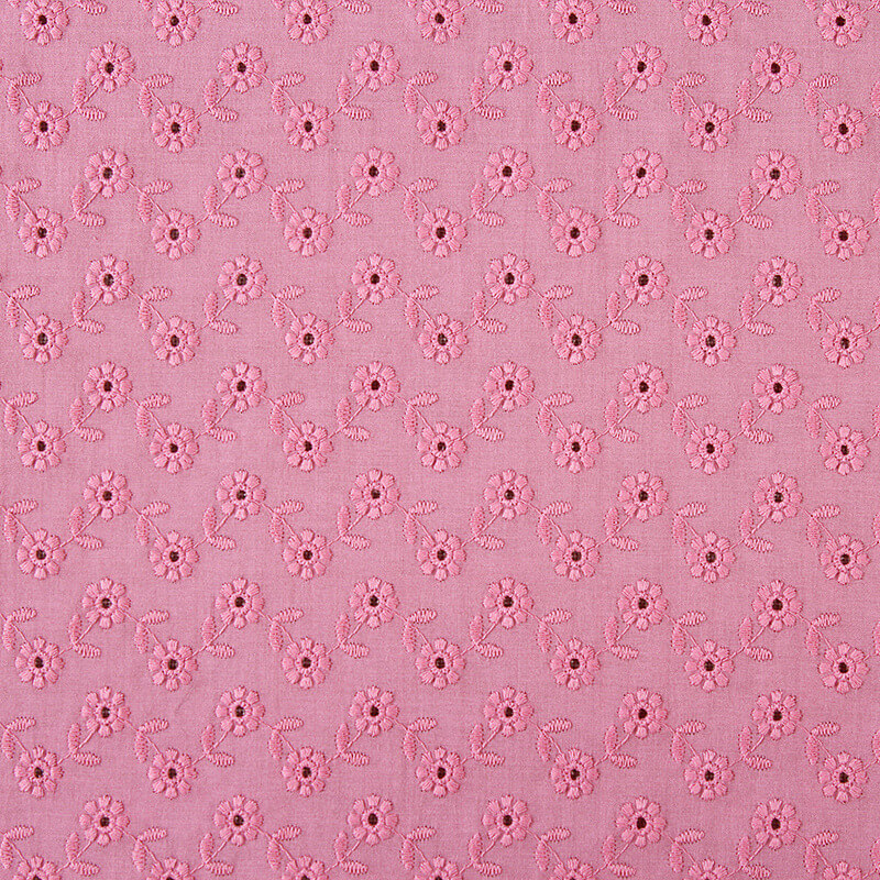 Embroidered Fabric Cutwork Lace Trim 100% Cotton for Apparel Wholesale