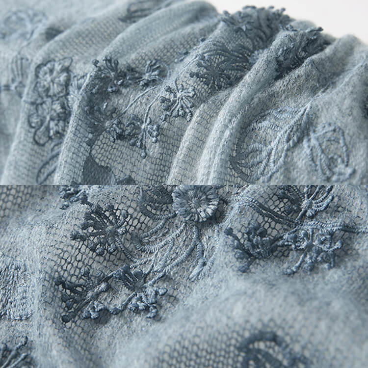 Polyester Embroidered Fabric for Women's Wear Wholesale Supplier