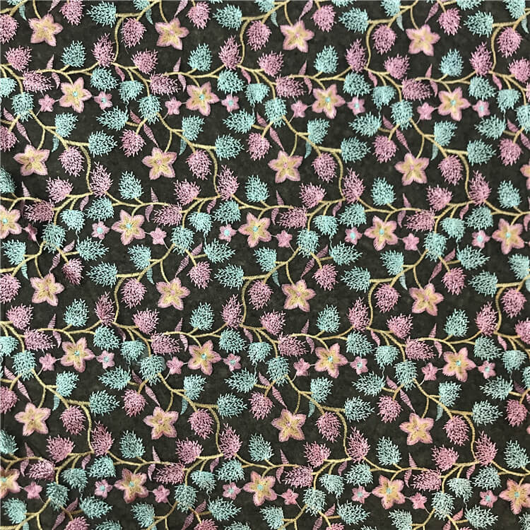 Kids Polyester Embroidered Fabric for Kids Wear Wholesale Supplier