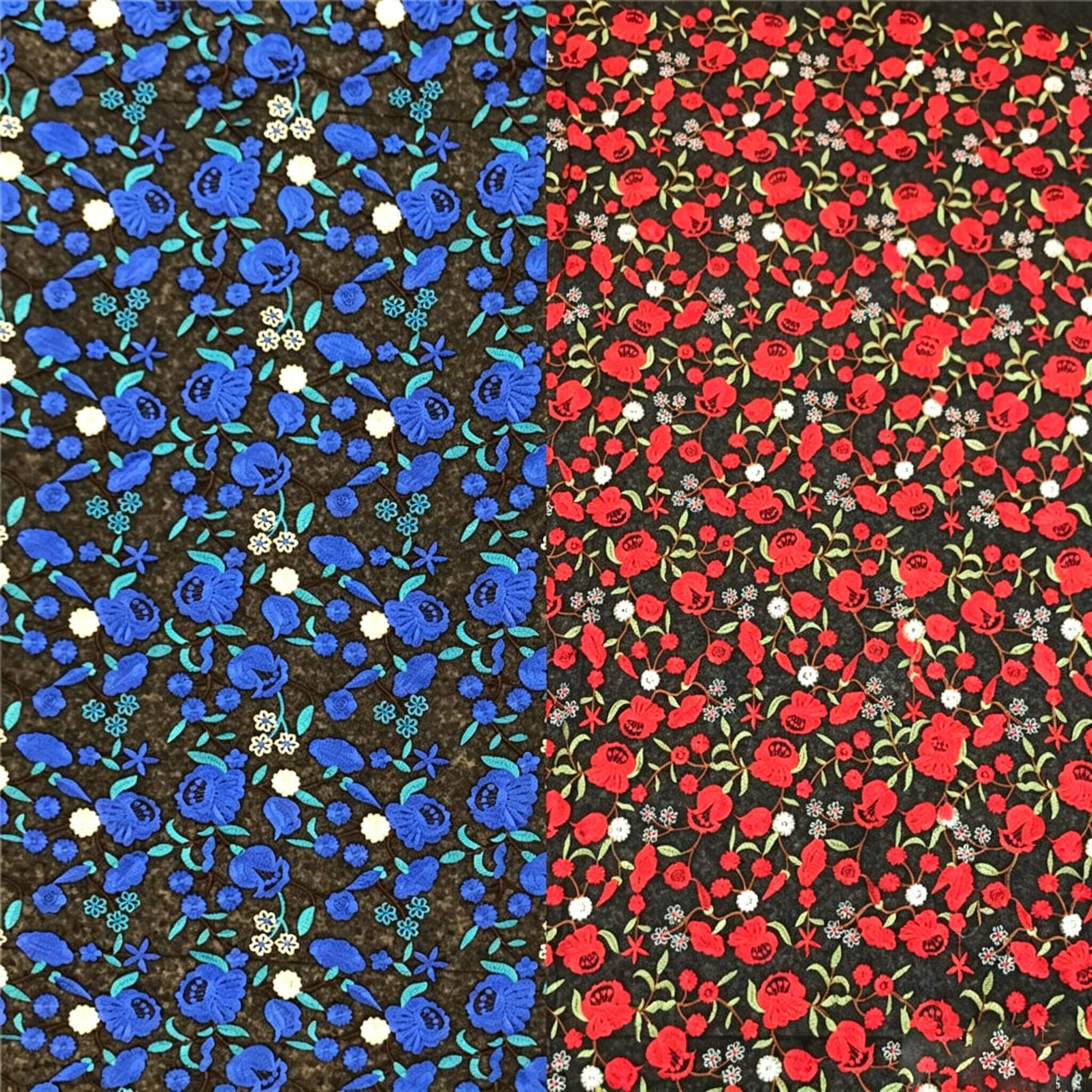 Water Soluble Polyester Embroidered Fabric for Apparel Wholesale Suppl 3