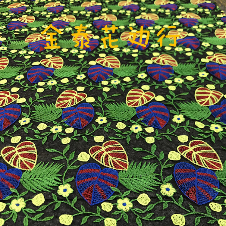 Embroidered Fabric Evening Women's Polyester for Women's Wear Wholesal 3