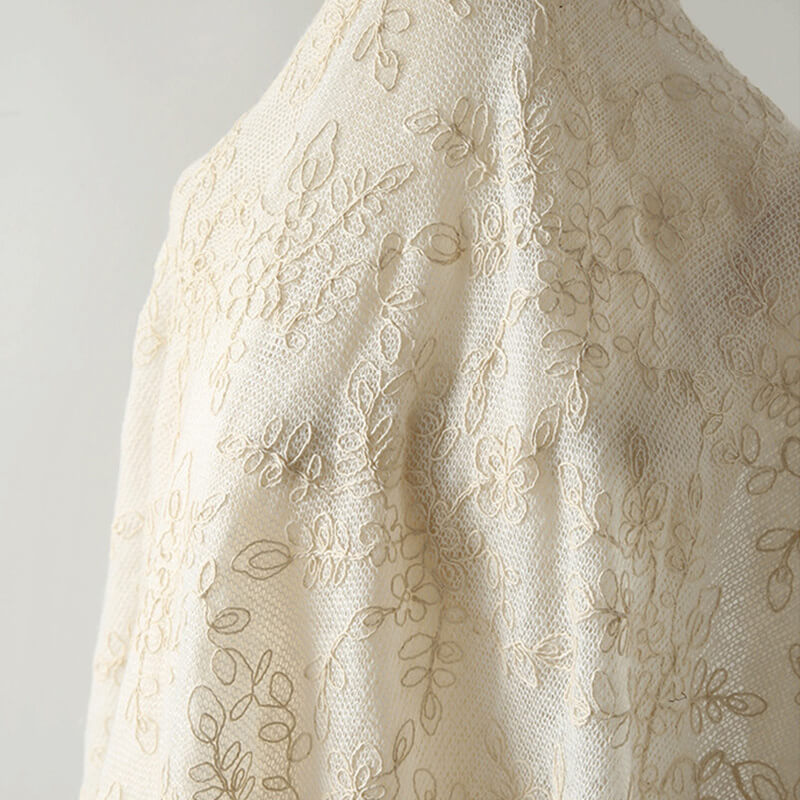 Embroidered Fabric Polyester for Women's Wear Wholesale Supplier