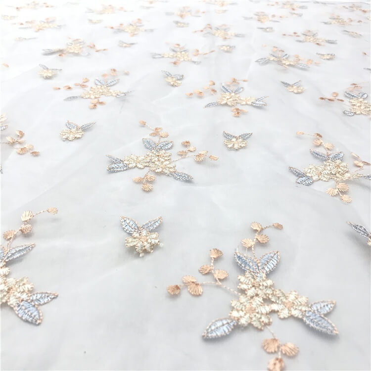 Embroidered Fabric Dress Women's Polyester for Women's Wear Wholesale