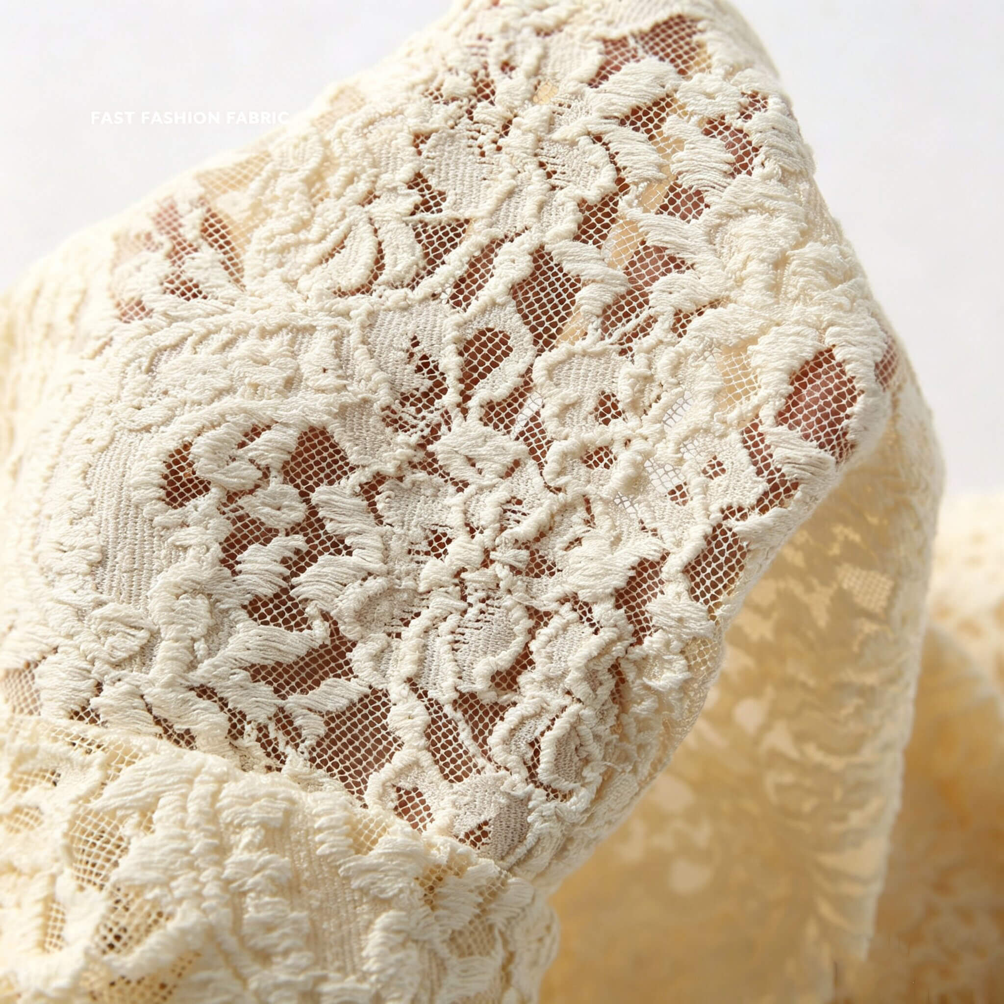 Embroidered Fabric Nylon Warp Knit for Women's Wear Wholesale Supplier