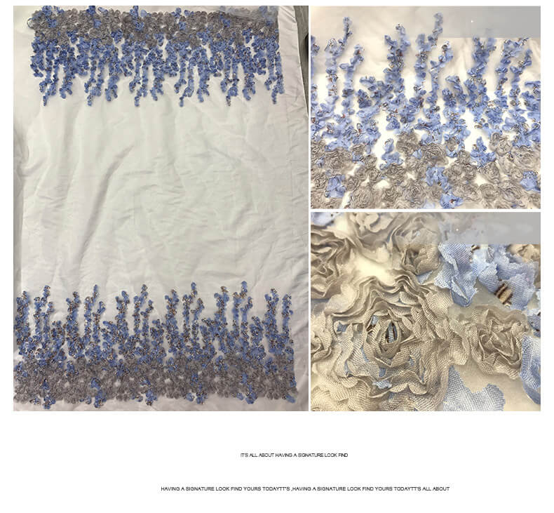 Embroidered Fabric Dress Women's Polyester for Women's Wear Wholesale 5